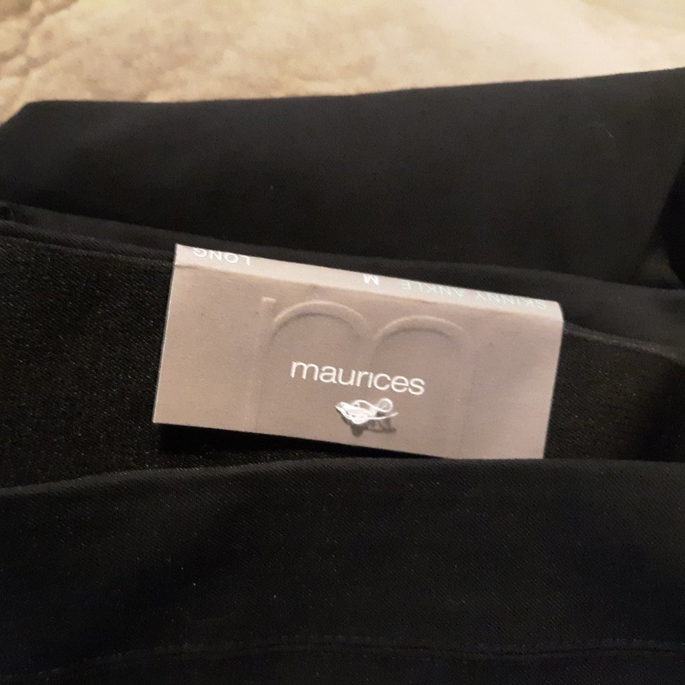 Maurices stretch skinny black skinny pants